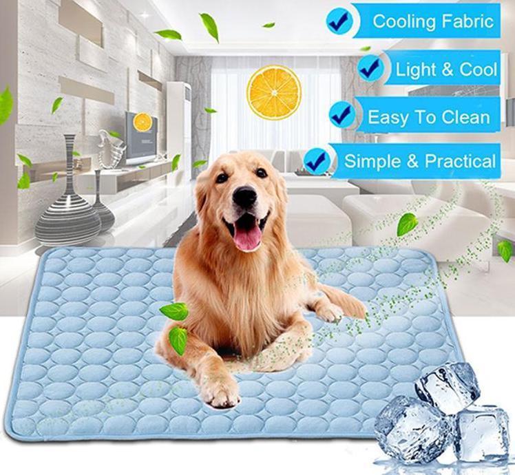 Pet Dog and Cat Ice Silk Cold Nest Pad For Cooling In Summer
