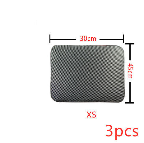 Double-Layer Cat Litter Trapping Mat