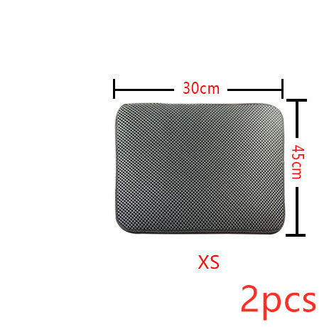 Double-Layer Cat Litter Trapping Mat