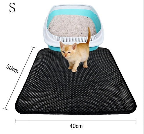 Double-Layer Cat Litter Trapping Mat
