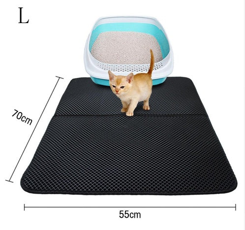 Double-Layer Cat Litter Trapping Mat