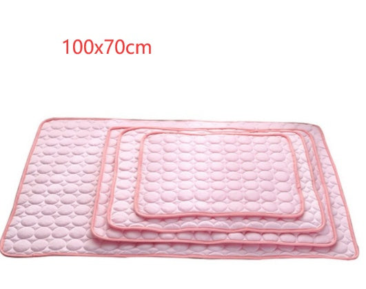 Pet Dog and Cat Ice Silk Cold Nest Pad For Cooling In Summer