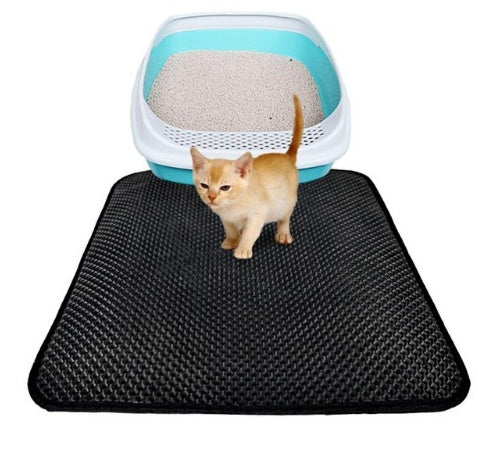 Double-Layer Cat Litter Trapping Mat