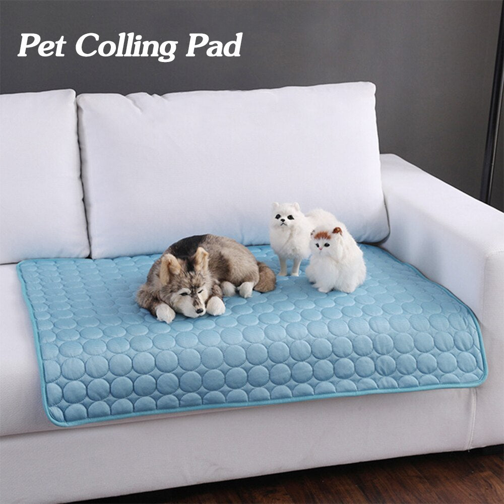 Pet Dog and Cat Ice Silk Cold Nest Pad For Cooling In Summer