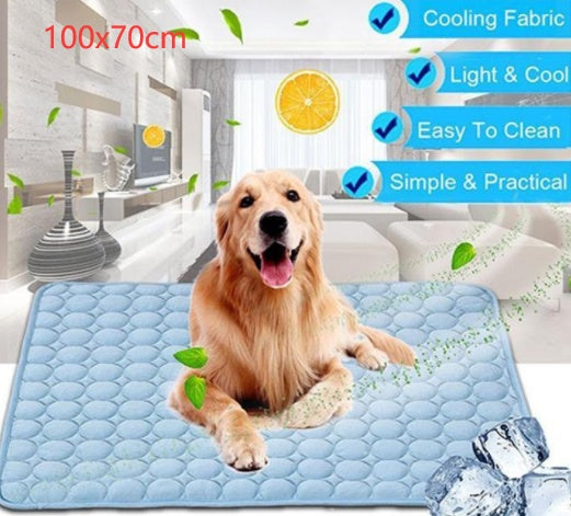 Pet Dog and Cat Ice Silk Cold Nest Pad For Cooling In Summer