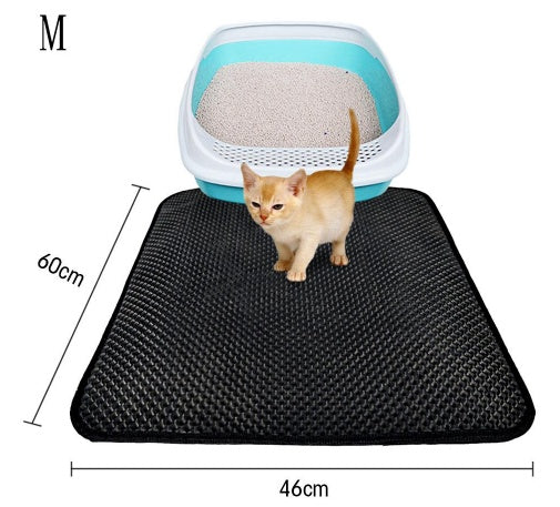 Double-Layer Cat Litter Trapping Mat